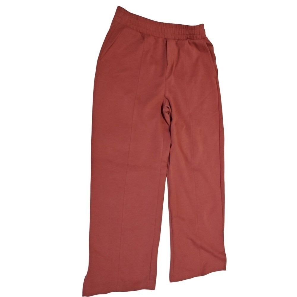 Old Navy Active Dynamic Fleece Wide Leg Pants M Mauve Pink Used Athleisure
